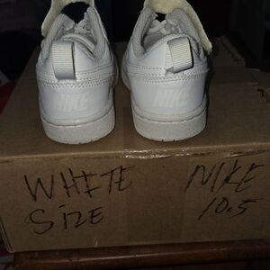 Like NEW Nike Kids Cream and White Sneakers